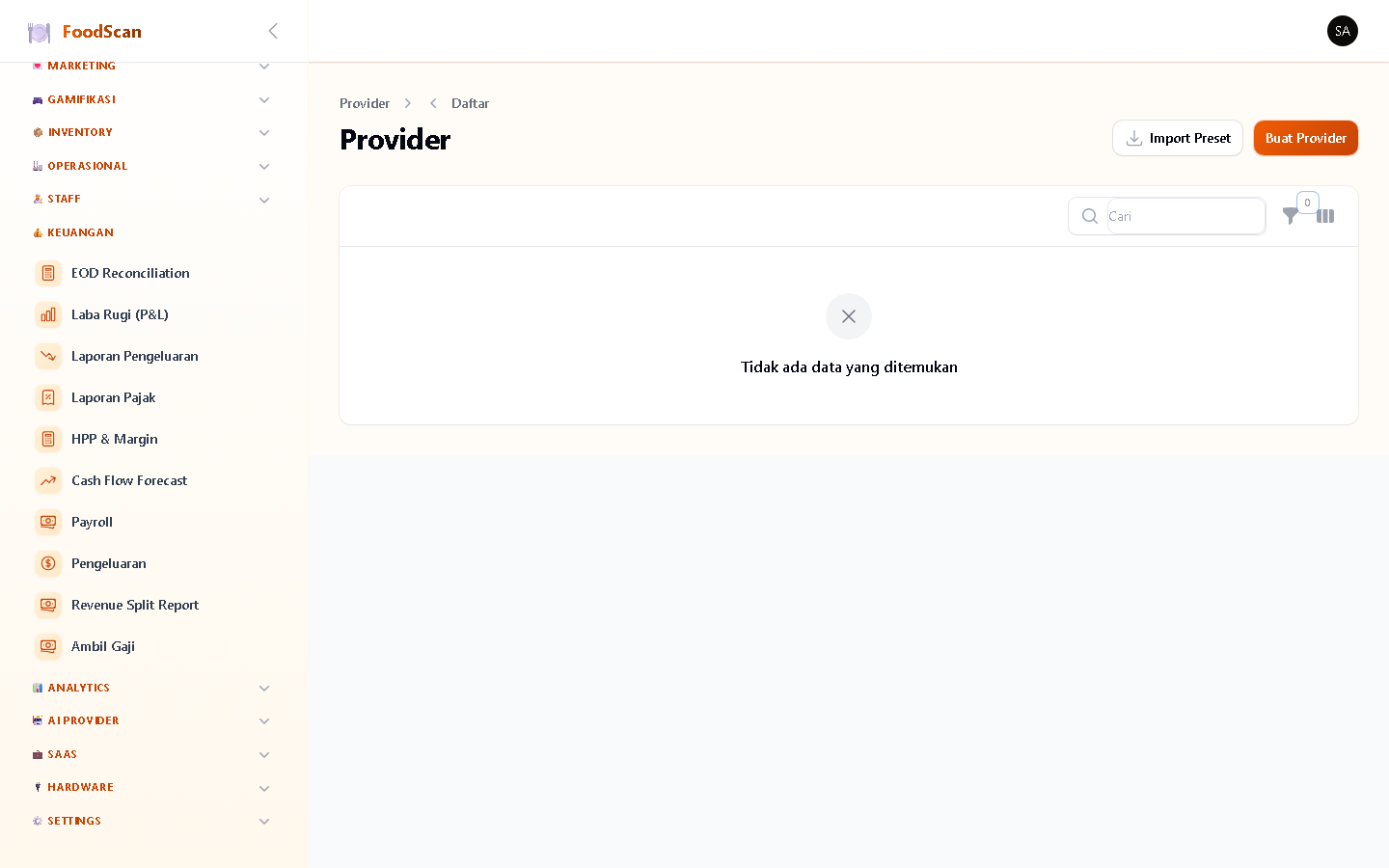 Registry provider AI