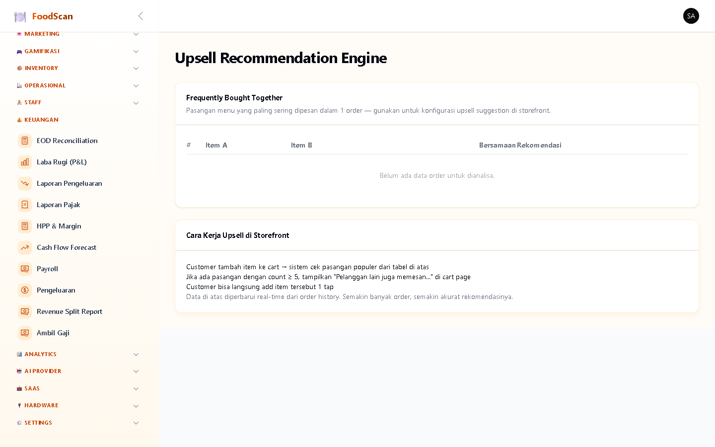 Upsell Engine